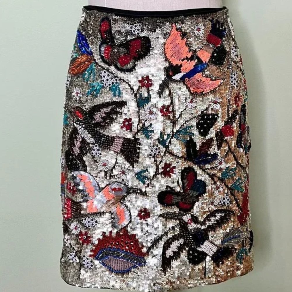 ✨ Alice + Olivia, Sequin Mini Skirt, Size 6